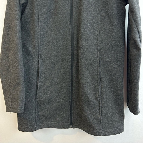 Lands End SoftShell Hooded Grey Jacket Size XS - Picture 7 of 12
